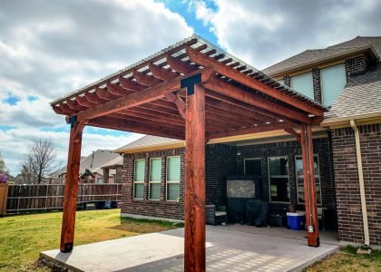 Large Rustic Pergola